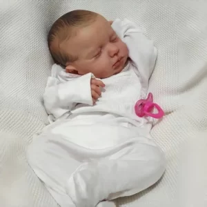 Reborn com Corpo de Pano  ou Silicone e Cabelo Implante – Boneca Artesanal com Roupinhas Inclusas