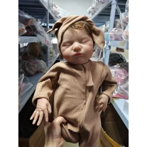 Bebê Reborn Reciém-Nascido Silicone Realista com Cabelo Implantado